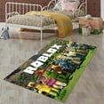 thumbnail image 2 of LaModaHome Non-Slip Rug Roblox Design Rug: Popular Animation Theme Washable Mat Child Stain Resistant Living Room Kitchen Carpet - Size: 4,9X3,3ft(150X100cm), 2 of 5