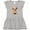 AC-Heather Grey, variant on Inktastic KiniArt Mini Goldendoodle Girls Toddler Dress