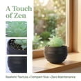 thumbnail image 2 of Unique Bargains Gothic Artificial Succulent Faux Greenery Spiky Tower Dark Green 3.14in, 2 of 5