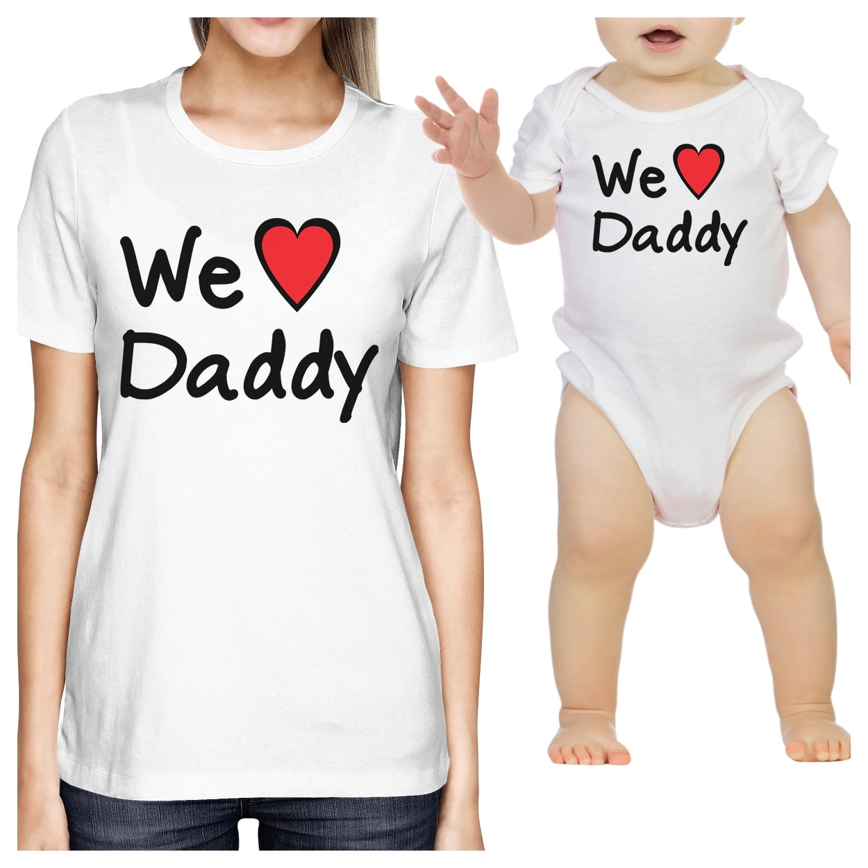 dad and baby matching shirts