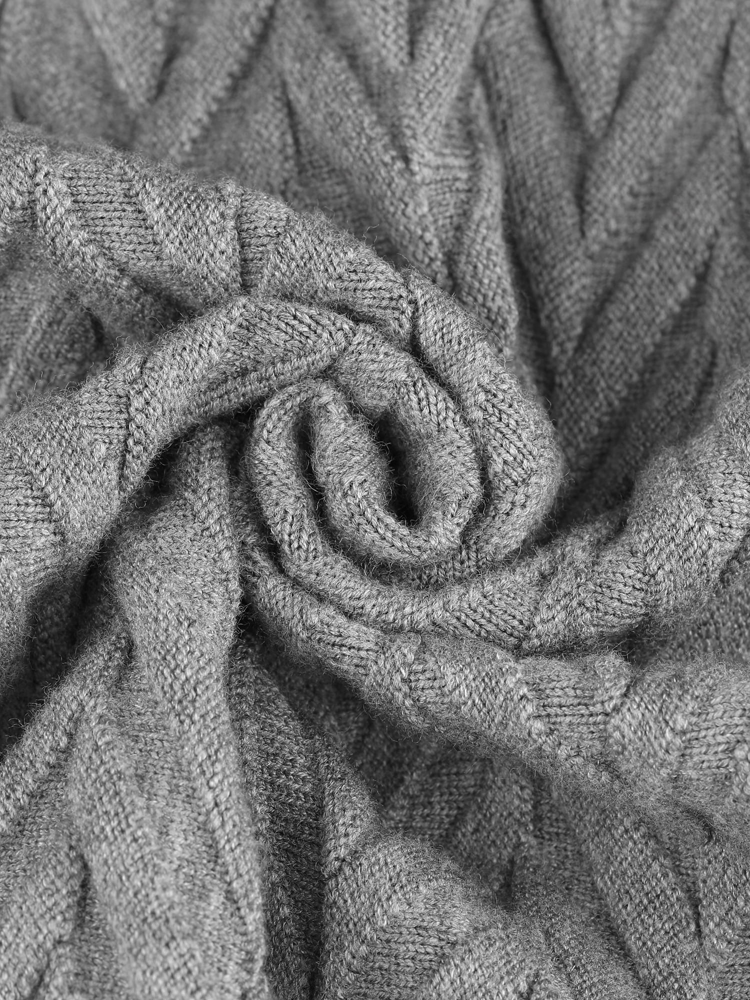 DARING DIVA Women's A-Line Skirts Stretchy Sweater Midi Skirt M Grey