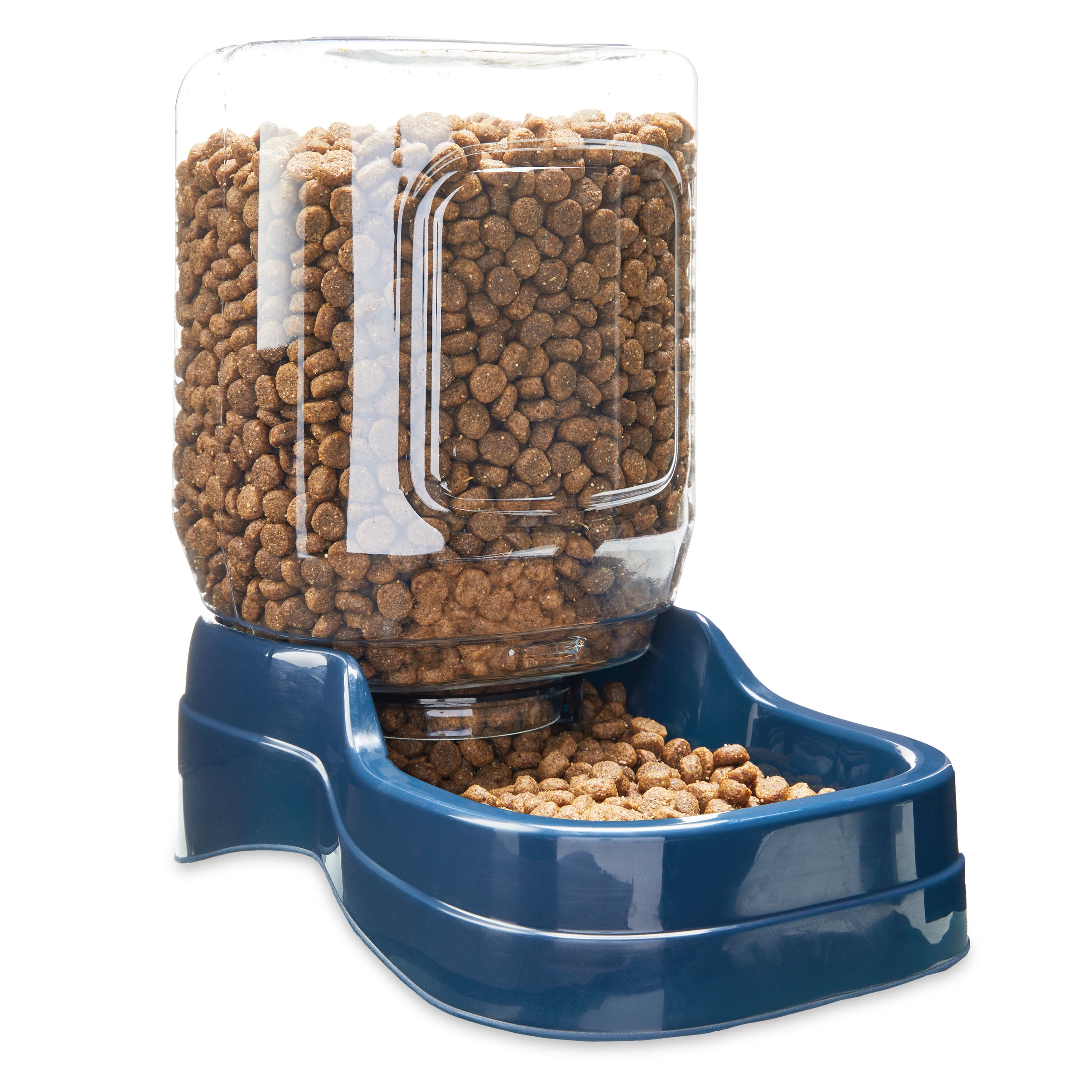 Vibrant Life Gravity Pet Feeder, Blue, Large for Dogs and Cats, 10 Pound  Capacity