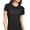 Crewneck, variant on Womens T-Shirt Rhinestone Bling Black Tee Born to wear Diamonds Tank Racer Back Small