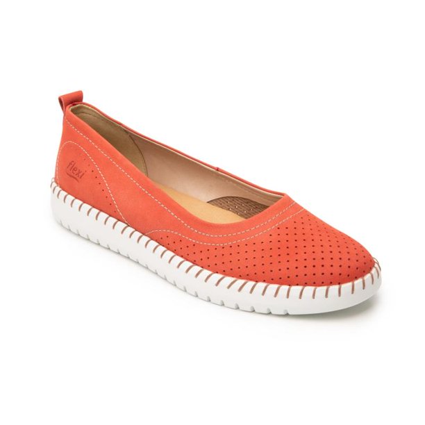 Flat Casual Flexi Para Mujer Estilo 08203C Coral Confort coral 23.5 Flexi 08203C