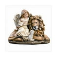 thumbnail image 2 of Joseph's Studio by Roman Angel Sitting with Lion and Lamb 11-1/2-Inch, 2 of 2