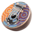 thumbnail image 2 of 7 Key Tuneable Coconut Mbira Portable Kalimba Adjustable Finger Thumb Piano Musical Instrument, 2 of 7
