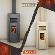 Stove Bright High Temp Paint Sunset| Heat Resistant Spray for Wood Stove BBQ Grill Fireplace Engine | Satin Finish | Rust Resistant Metal Coating | Withstands 1200°F | Primer Friendly