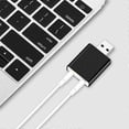 thumbnail image 3 of USB to 3.5mm Jack Headphone and Mic Jack Audio Adapter Mic Stereo Sound Card, 3 of 5