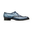 thumbnail image 2 of Belvedere Shoes Primo Oxford Genuine Alligator Pebble Grain Calf Blue R83, 2 of 3