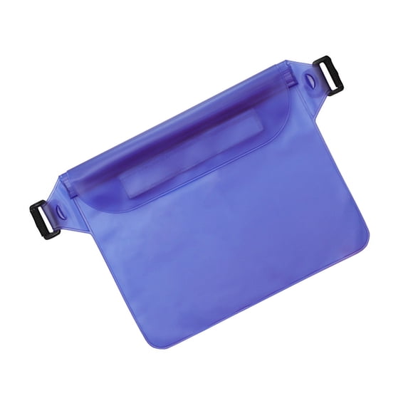 Cateissary Riñonera impermeable para teléfono, bolsa de natación, riñonera de hombro para buceo, riñonera, funda para teléfono, funda para playa, Teléfono y Comunicación Azul