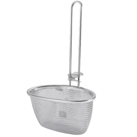 

Fine Mesh Strainer | Oval Fine Mesh Strainer with Handle | Colanders and Sifters with Reinforced Frame and Sturdy Handle Great for Sift Strain Draining and Rinse Vegetables