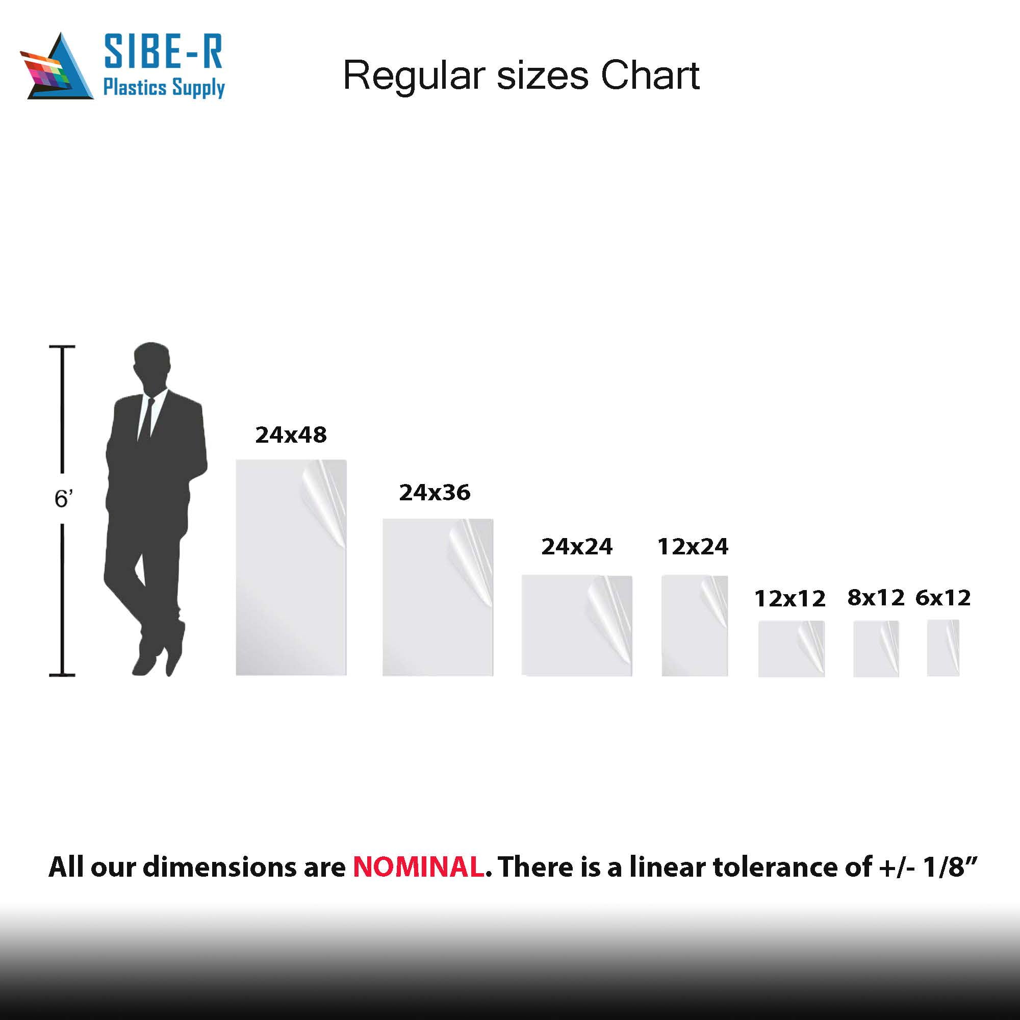 MIRROR ACRYLIC PLEXIGLASS SHEET 1/4 (0.220) thick 16 X 12 customers  sizes & we make hole 1/8-1/4-1/2- Diameter