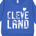 thumbnail image 3 of Inktastic Cleveland, Ohio Distressed Font Toddler Sweatshirt, 3 of 4