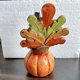thumbnail image 4 of Hand-Painted Thanksgiving Turkey Pumpkin Table Decoration, Resin Table Turkey Pumpkin Centerpiece Table Decoration, 4 of 4