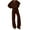 z51101_C-Coffee, variant on Womens 2 Piece Outfits Sweatsuits Oversized Sweatshirts Barrel Pants with Pockets Matching Loungewear Sets 2025 Fall Travel Clothes(z51101_C-Black, L)