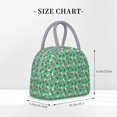thumbnail image 2 of Disketp Christmas French Bulldog Bolsa Térmica para Almuerzo, Lonchera con Abertura Amplia y Gran Capacidad, Organizador Reutilizable para Mujeres, Hombres y Adultos, 2 of 6