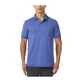 thumbnail image 1 of 32 Degrees Mens Mesh Rugby Polo Shirt htcobalblu1t M, 1 of 1