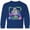 Royal Bue, variant on Inktastic Sarasota Florida Cute Swimming Manatee Long Sleeve Youth T-Shirt