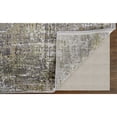 thumbnail image 4 of Feizy Cadiz Modern Abstract, Green/Gray/Ivory, 3' 1" x 10' Runner, Sheen, Area Rug for Living Room and Bedroom, 4 of 8