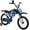 Blue, variant on 16 inch Kids Bike for Boys, Akaber Bicycles for Kids Ages 4-7 with Training Wheels, Sound Maker, Bottle Design, Dashboard, Easy Assembly