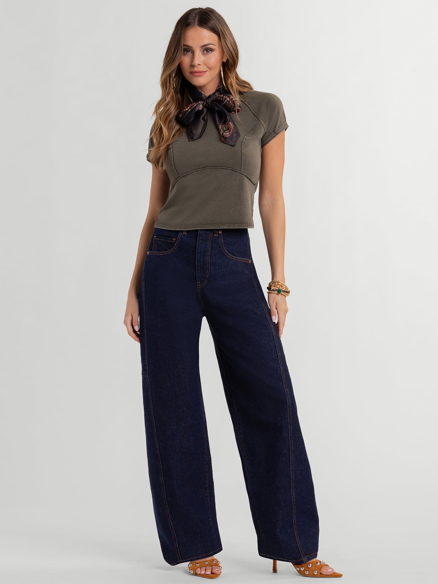 Jessica Simpson Women's Darted Balloon Leg Jean ,Sizes 2-16