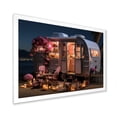 thumbnail image 2 of Designart "Desert Getaway with Pink Camping Van II" Landscapes Framed Wall Art Decor - Country Pink Camping Travel Living Room Framed Canvas Art, 2 of 6