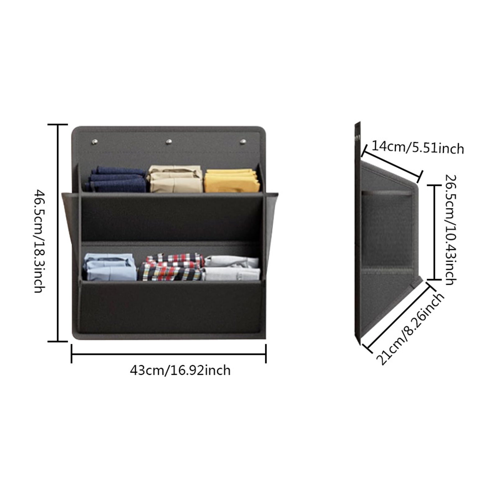 Over-The-Door Shoe Organizers Breathable Oxford Fabric Storage Bag For Closets & Small Spaces