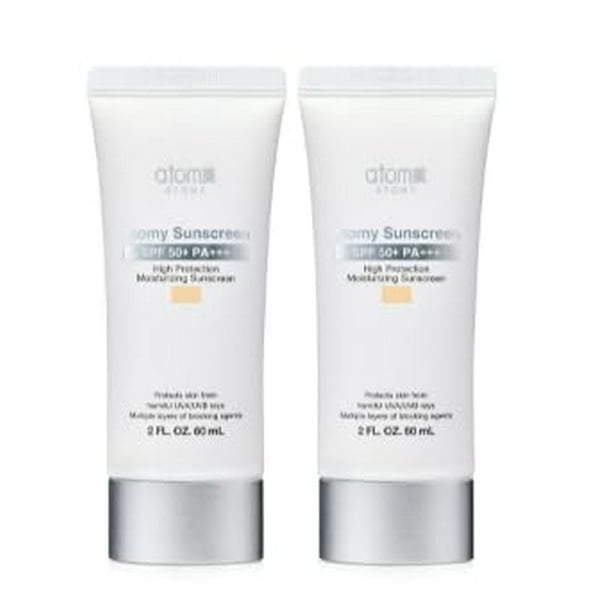 Protector solar de alta protección SPF 50+ PA+++ 60 ml x paquete de 2