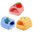 thumbnail image 3 of Mini House Cage Comfortable Warm Mat Plush Sleeping Bed Small Pet Animals Bed, 3 of 3