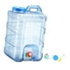 thumbnail image 3 of Contenedor de agua con grifo, cubo de almacenamiento de agua sin fugas, contenedor de agua potable portátil de 28 L para el hogar, picnic, coche No hay grifo de repuesto, 3 of 9