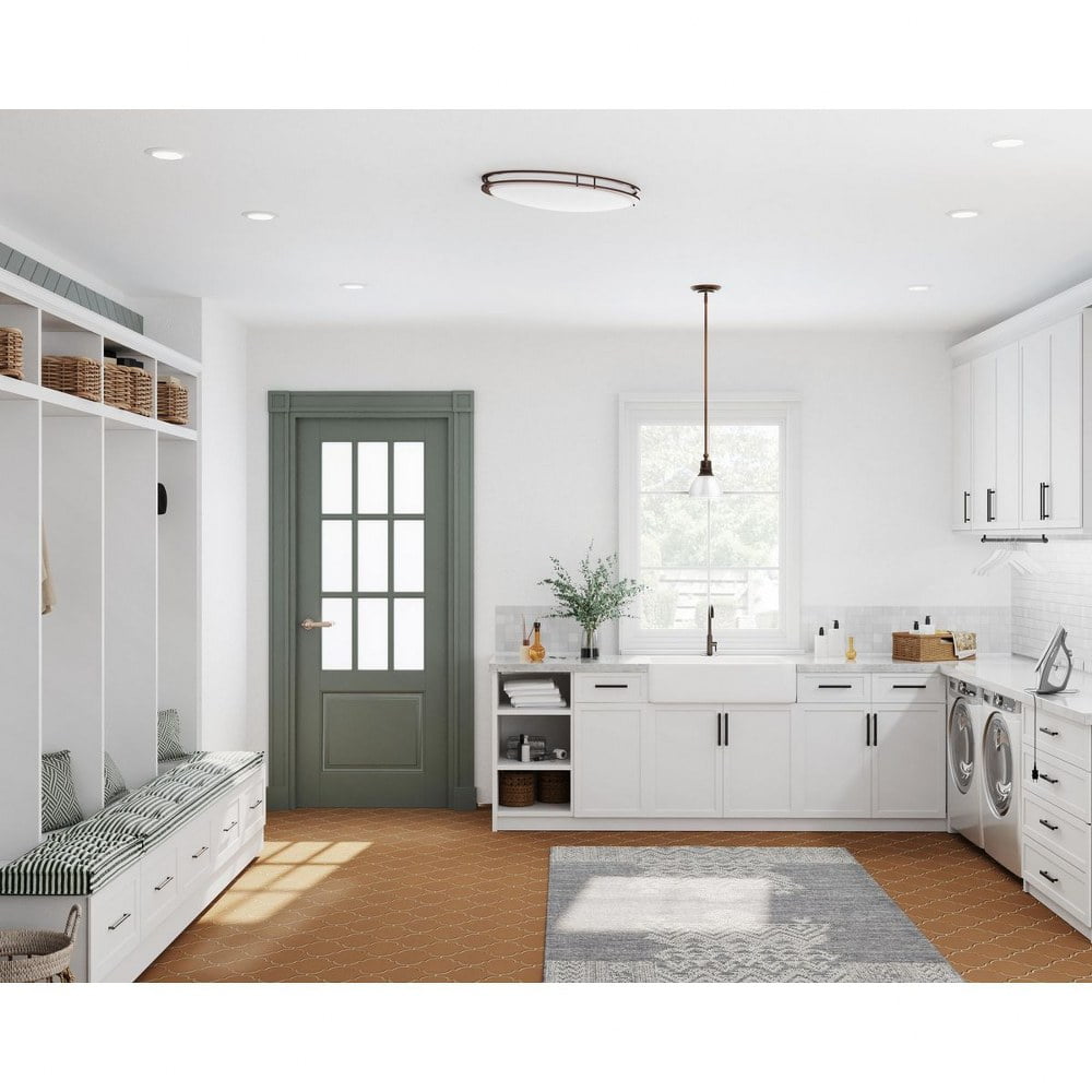 Progress Lighting - Two Light Surface Mount - Close-to-Ceiling - LED CTC COMM -