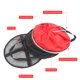 thumbnail image 3 of Red de pesca plegable cesta de alambre flotante de goma bolsa Ehuebsd de captura de peces aparejos de pesca portátiles, 3 of 9