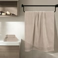 thumbnail image 3 of BELIZZI HOME Ultra Soft 3 Pack Cotton Towel Set, Contains a Bath Towel 28x55 inch, a Hand Towel 16x24 inch & a Wash Coth 12x12 inch, Ideal Everyday use, Compact & Lightweight - Tan, 3 of 6