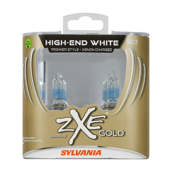 Sylvania 9012 SilverStar zXe Gold  Halogen Headlight Bulb 2 Pack