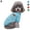 Blue, variant on PULLIMORE Winter Pet Dog Sweaters Thermal Dog Pajamas Fleece Pet Pullovers Clothes for Small Medium Dogs (XL, Red)