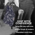 thumbnail image 6 of Lsque Wildflowers And Dragonflies Lunch Bag Lunch Box for Women Men Reusable Insulated Lunch Tote Bag,Leakproof Thermal Cooler Sack Food Handbags Case High Capacity, 6 of 9