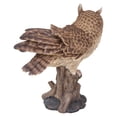 thumbnail image 5 of Hi-Line Gift Ltd Long Eared Owl on Stump Garden Statue, 5 of 5