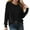 Black, variant on SGMVNU Womens Sweater Tops Casual Crewneck Fringe Tassel Knitted Pullover Sweater Tops Knitwear Fall Winter Clothes White S