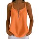 thumbnail image 2 of Neewe Women's Zipper V-Neck Sleeveless Summer Tops Business Casual Work Tunic Tank Tops Dressy Blouse Shirt, 2 of 8