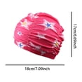 thumbnail image 2 of Yucurem 1 Pack Oversized Printed Fabric Swim Cap for Women Men, Breathable Elastic Flexible Swim Caps, Lightweight Ear Protection Bathing Caps Diving Swimming Equipment, 2 of 8