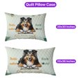 thumbnail image 5 of Shetland Sheepdog Sheltie Mother Book Lover Happy Mother's Day Quilt Pillowcase Sheltie Dog Lover Gifts Throw Pillow Cover Bed Home Decor - 03004, 5 of 5