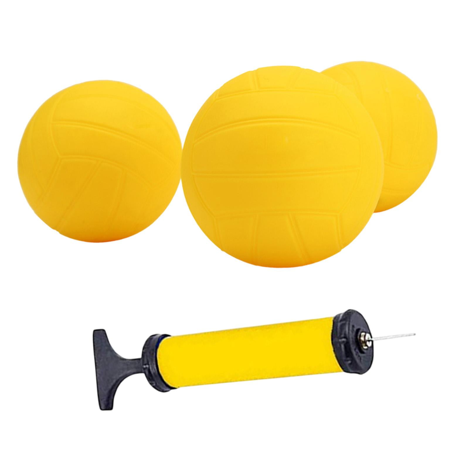 harayaa -Replacement Balls, Mini Volleyball, Strong Soft Yellow Roundnet Game Balls with 3.5 Inch 3pcs