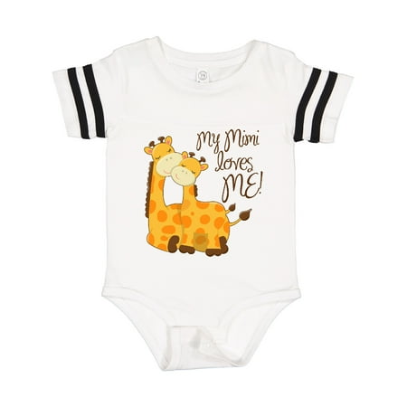 

Inktastic My Mimi Loves Me! Gift Baby Boy or Baby Girl Bodysuit