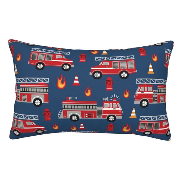 Vsdgher Fire Truck 1 Print Pillow Cases -Iconic Collection Pillowcases -Extra Soft, Not easy to deform,not pilling Export quality