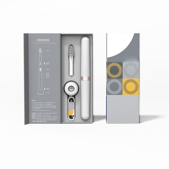 Electric Toothbrush for Adults Rechargeable with Soft Bristles, Multiple Vibration Modes and Travel-Friendly Handle, 1 Count