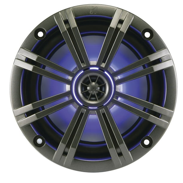 Kicker 6.5 Inch KM-Series Marine Speaker Bundle 41KM654LCW with Black