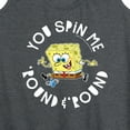 thumbnail image 3 of SpongeBob SquarePants - You Spin Me Round And Round - Women's Racerback Tank Top, 3 of 6