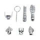 thumbnail image 4 of Máquina Limpiadora de Desagües, Cabezal de Corte Combinado para Trabajos de Dragado, Cabezal de Corte, Desatascador de Inodoro, Limpiador de Desagües, 7 piezas Macarena Cabezales de corte más limpios, 4 of 8