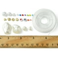 thumbnail image 6 of 1Set DIY Bracelets Jewelry Making Kit Including Plastic & Acrylic & Glass Beads Mixed Color 3~25x0.8~18.5x0.8~13mm Hole: 1~2.3mm, 6 of 7
