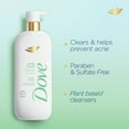 Dove Body Wash Acne YPF5 Clear Clears & helps prevent acne 1 clearing